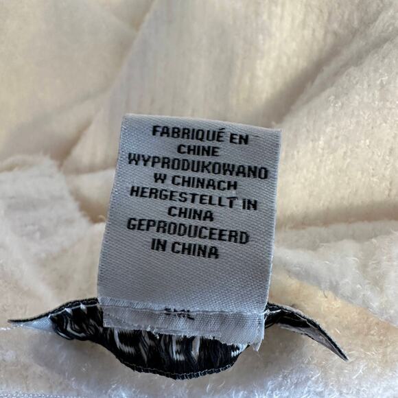 Rachel Zoe Short Sleeve Sweater Top WMN XS White Pleated Shoulder Crew Neck Soft - Picture 5 of 6